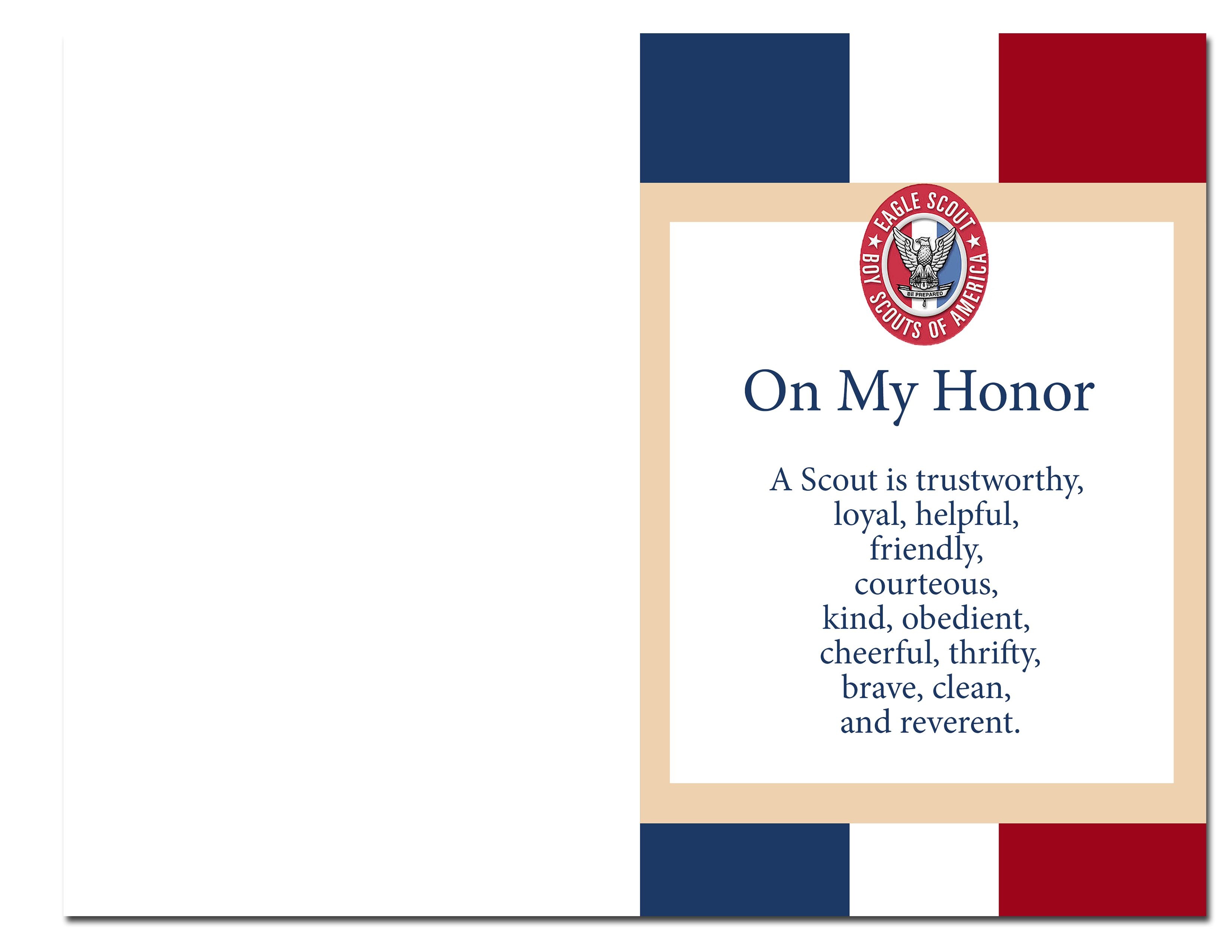 Eagle Scout Court Of Honor Ideas And Free Printables | Information - Free Printable Eagle Scout Thank You Cards