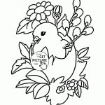 Easter Chick Coloring Page For Kids, Holidays Coloring Pages   Free Printable Easter Baby Chick Coloring Pages