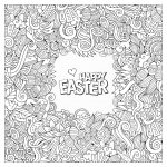 Easter   Coloring Pages For Adults   Free Easter Color Pages Printable
