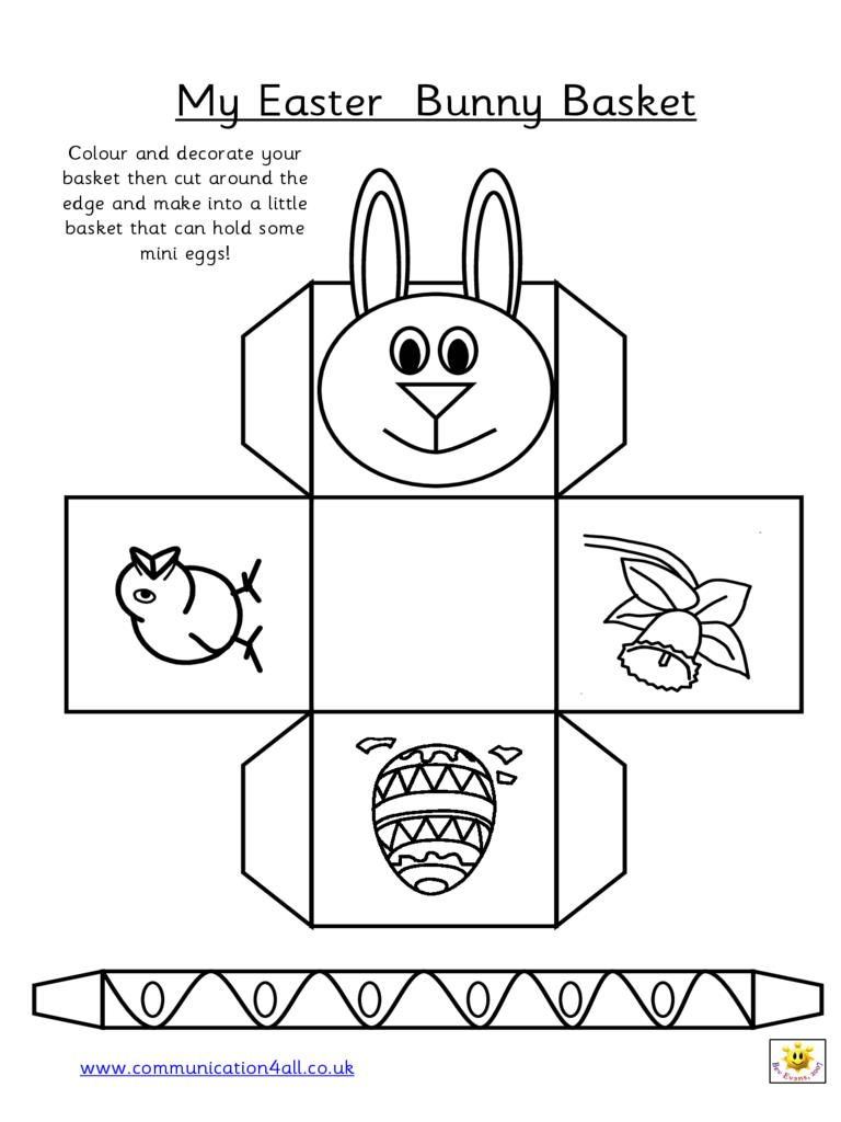 Easter Egg Basket Templates Free – Hd Easter Images - Free Printable Easter Egg Basket Templates