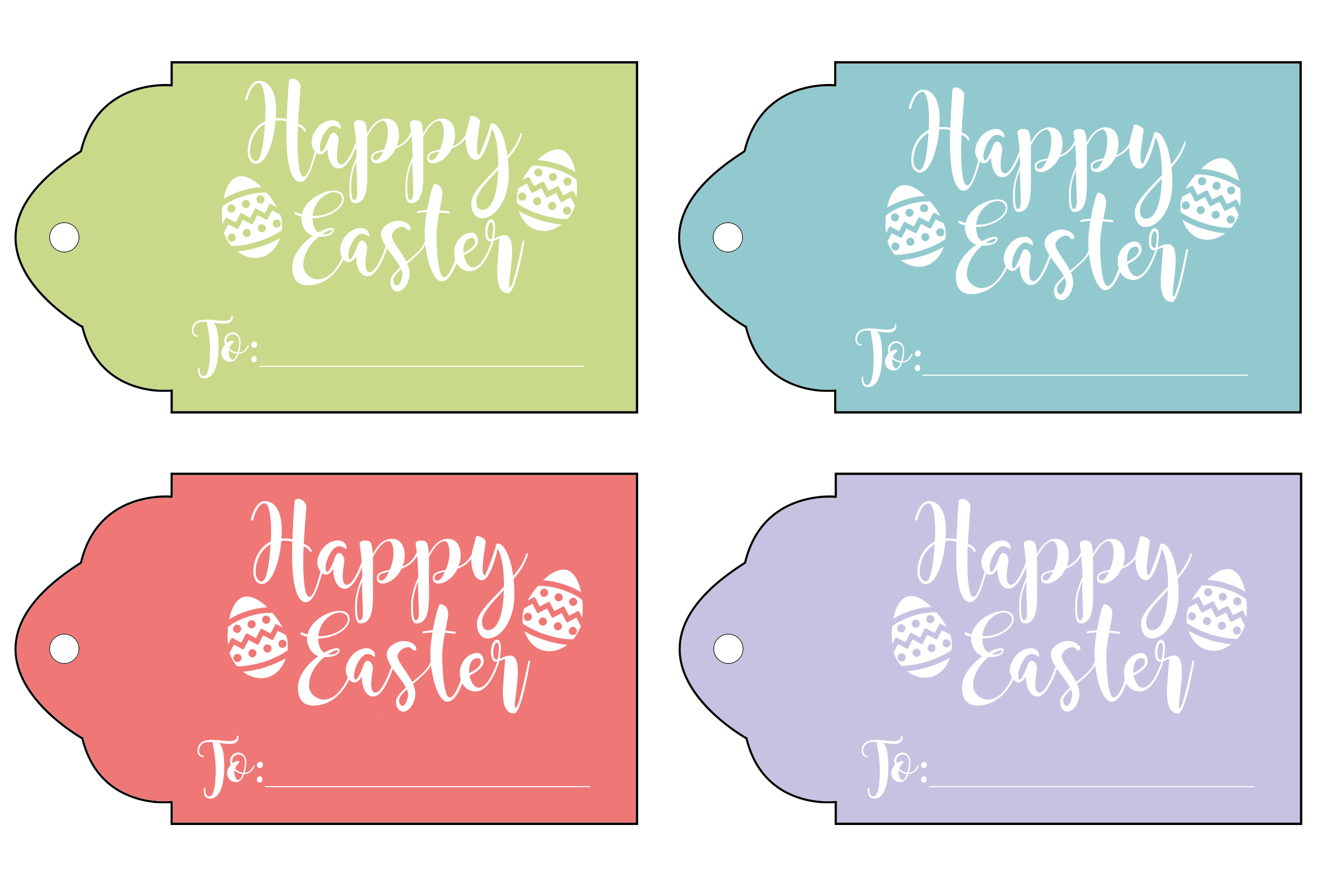 Easter Tags Free Printables – Hd Easter Images - Free Easter Name Tags Printable