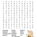 Easter Word Search Free Printable | Work Things | Easter Worksheets   Free Printable Easter Worksheets For 3Rd Grade