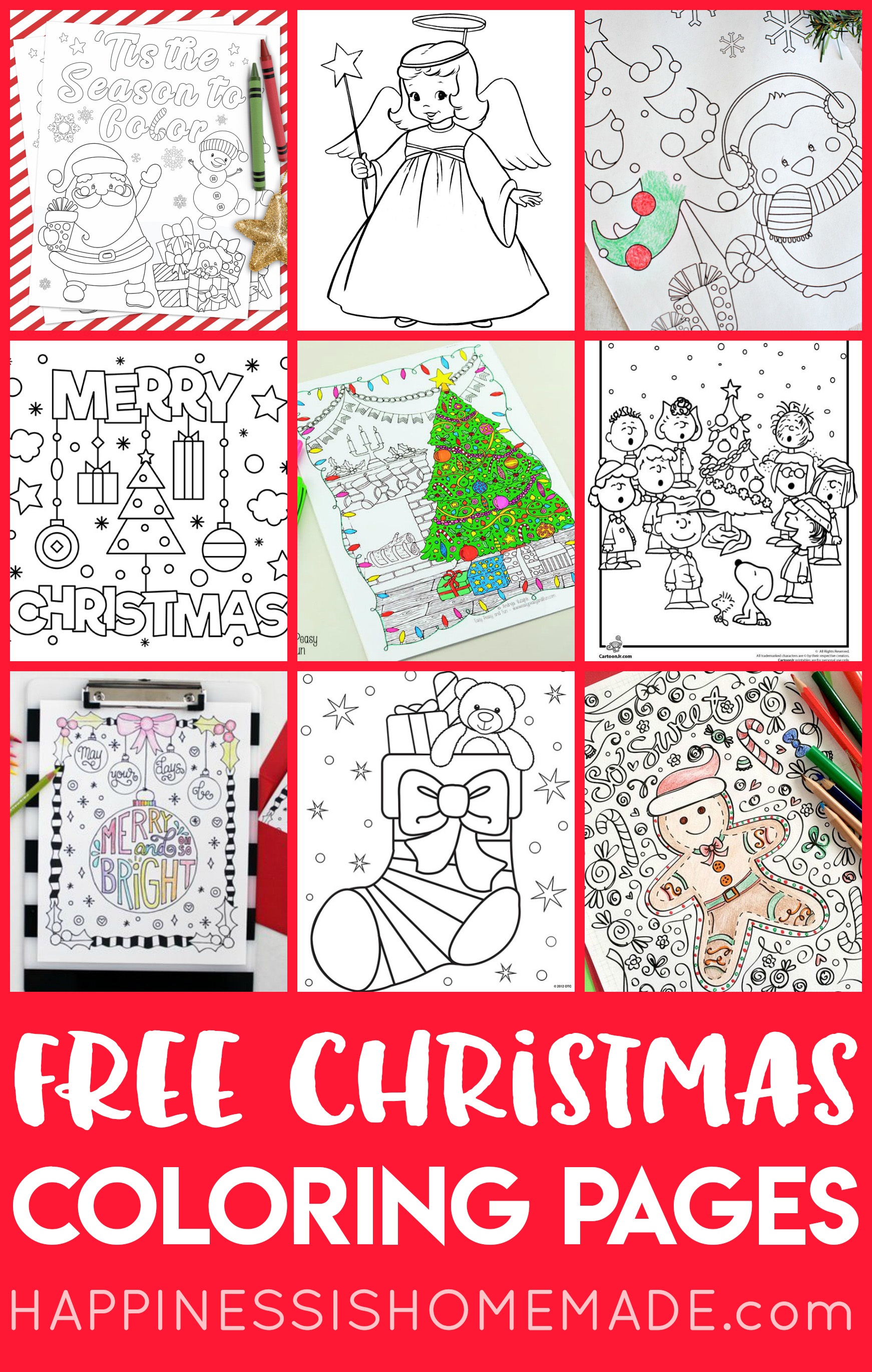 Easy Christmas Kids Crafts That Anyone Can Make! - Happiness Is Homemade - Free Printable Christmas Ornament Crafts