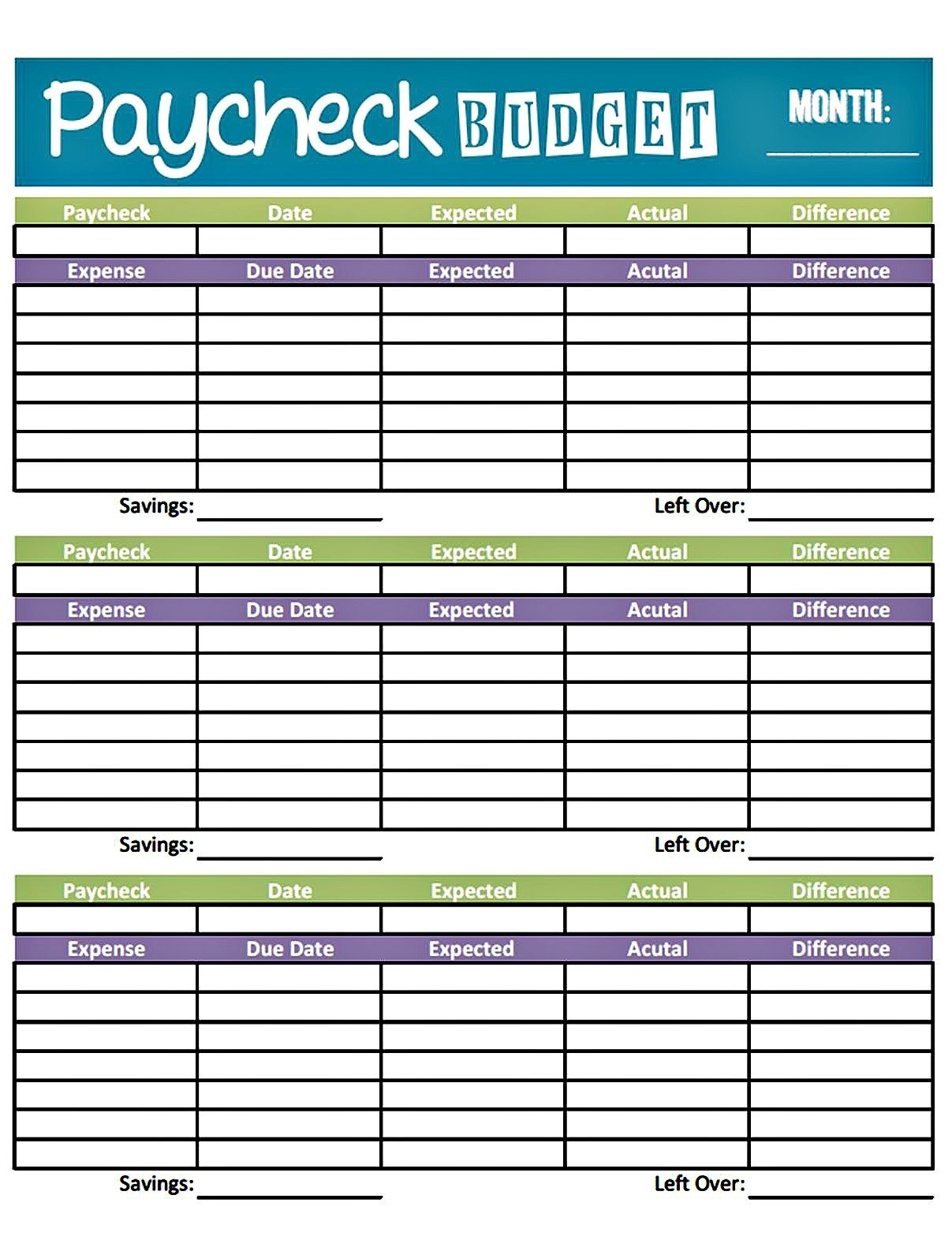 Easy Printable Budget Worksheet | Get Paid Weekly And Charlie Gets - Budgeting Charts Free Printable