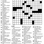 Easy Printable Crossword Puzzles | Crosswords Puzzles | Printable   Free Printable General Knowledge Crossword Puzzles