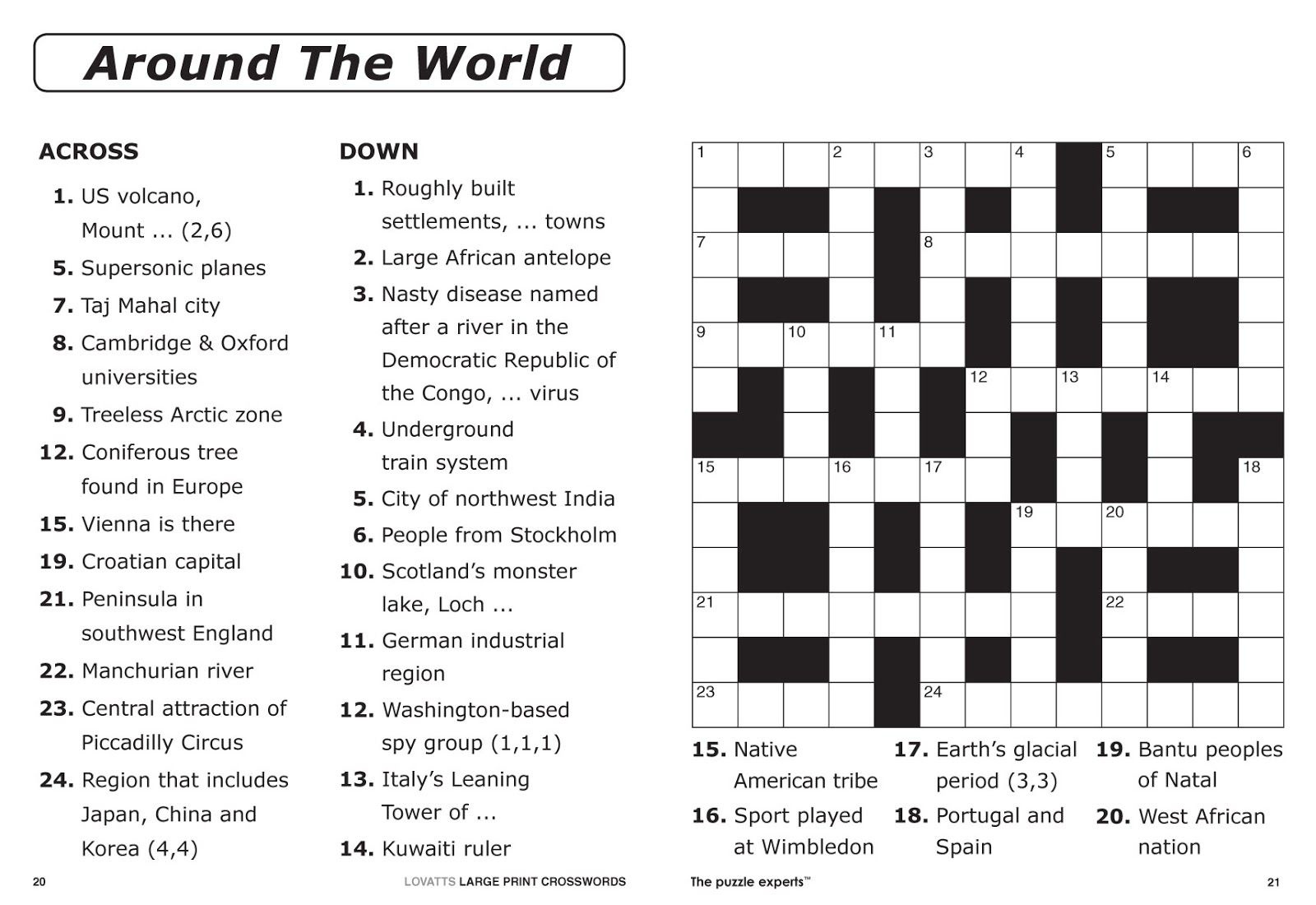 Easy Printable Crossword Puzzles | Elder Care &amp;amp; Dementia Care - Free Printable Crosswords