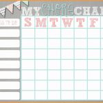 Editable Chore Chart Template Luxury 10 11 Free Editable Printable   Free Editable Printable Chore Charts