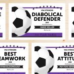 Editable Soccer Award Certificates Instant Download | Etsy   Free Soccer Award Certificates Printable