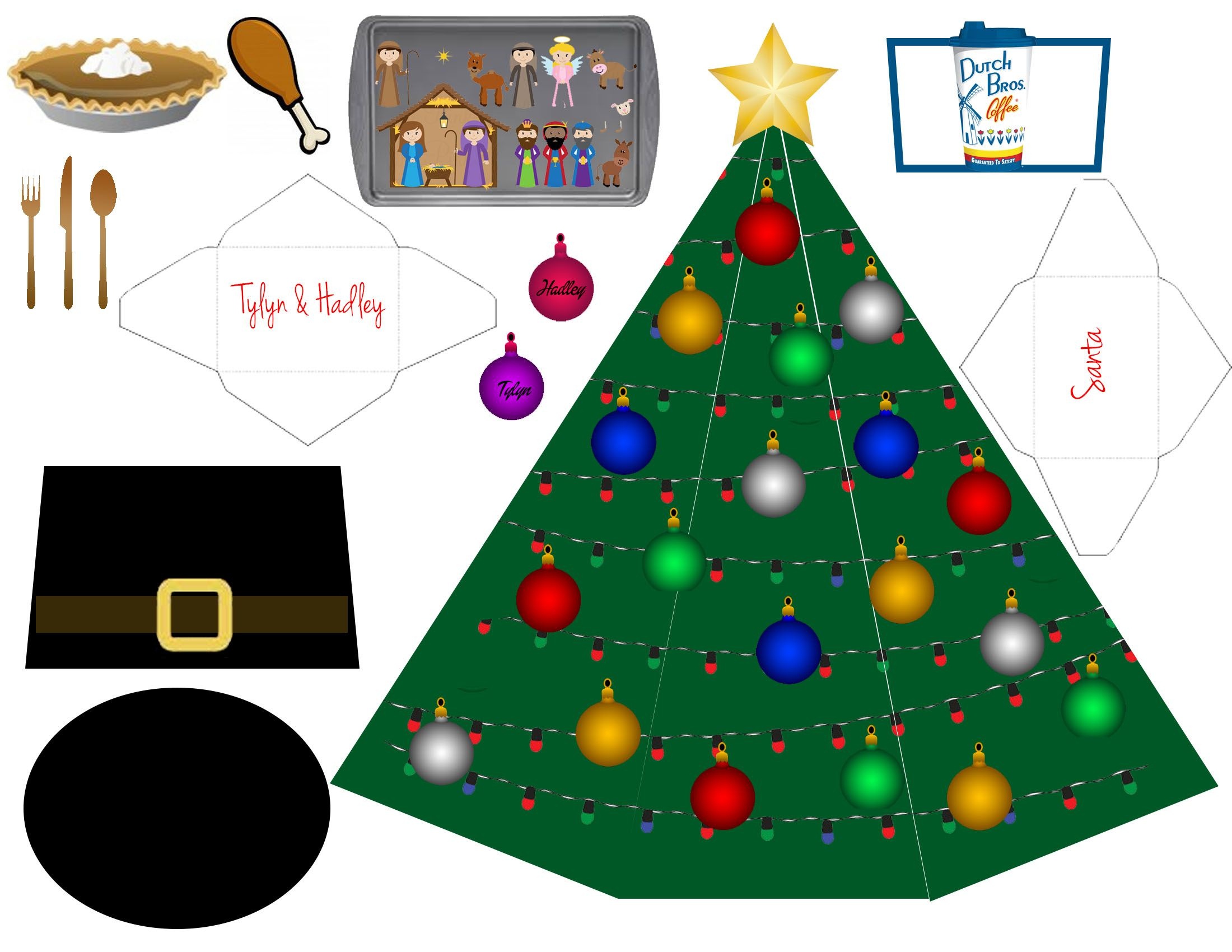 Elf On Shelf Printable Props Printable World Holiday
