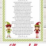 Elf On The Shelf Story   Free Printable Poem | Advent Poems | Elf On   Free Printable Elf On The Shelf Story