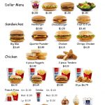 Empoweredthem: Fast Food Worksheet 1 | Learning Life Skills   Free Printable Menu Math Worksheets