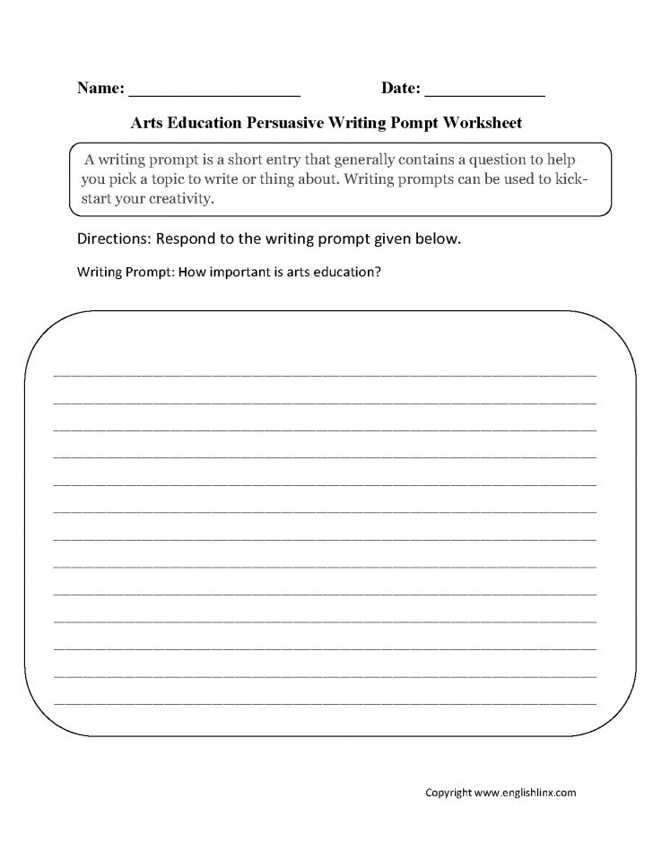 Free Printable Writing Prompts For Middle School