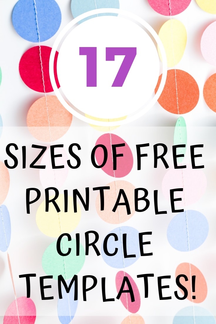 Epic Collection Of Free Printable Circle Templates - Circles From 1 - Free Printable 6 Inch Circle Template