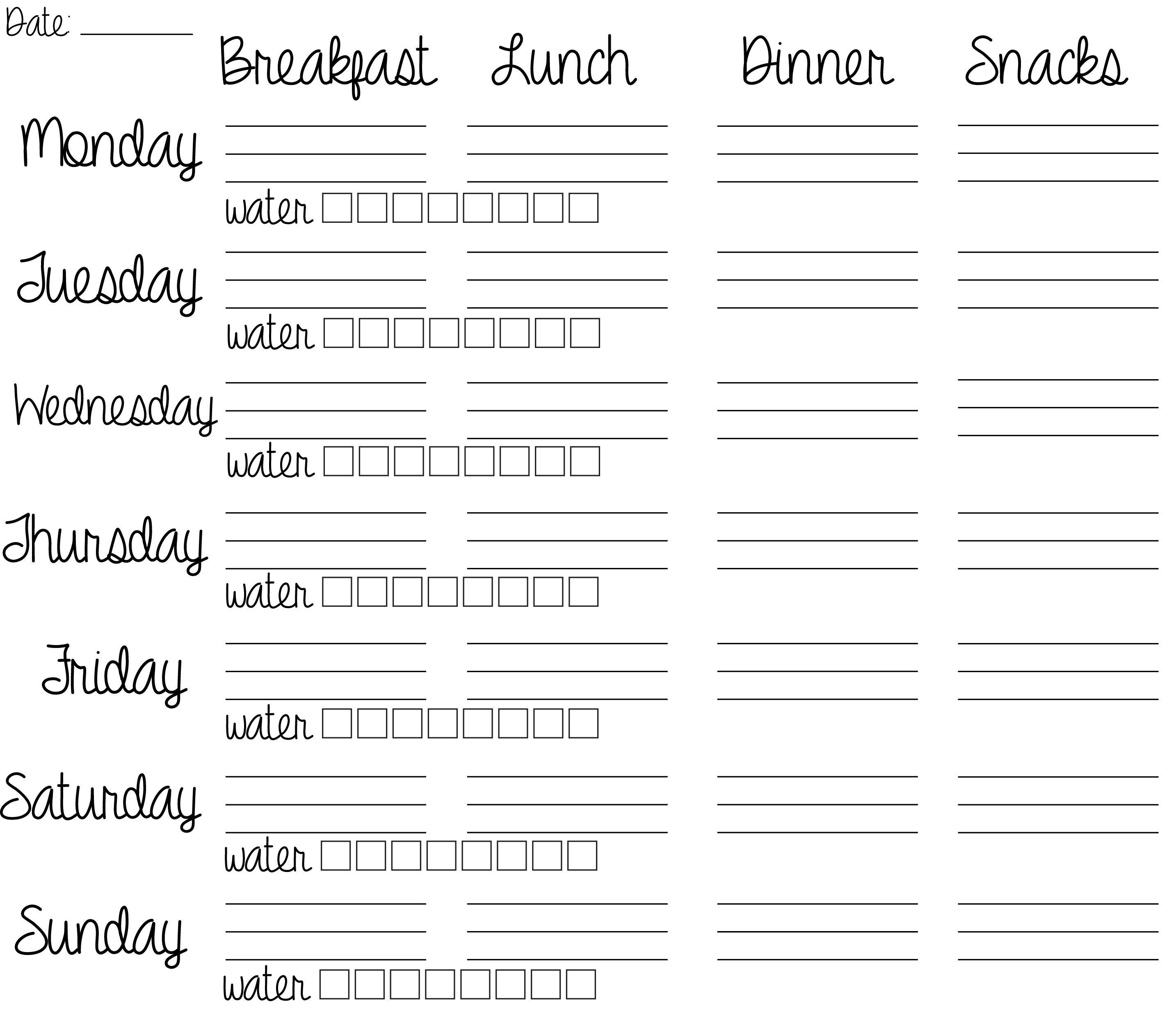 Exercise Tracker Chart - Kaza.psstech.co - Free Printable Weight Loss Chart