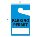Ezl Direct: Student Parking Permit Pass Stock Hang Tags For College   Free Printable Parking Permits
