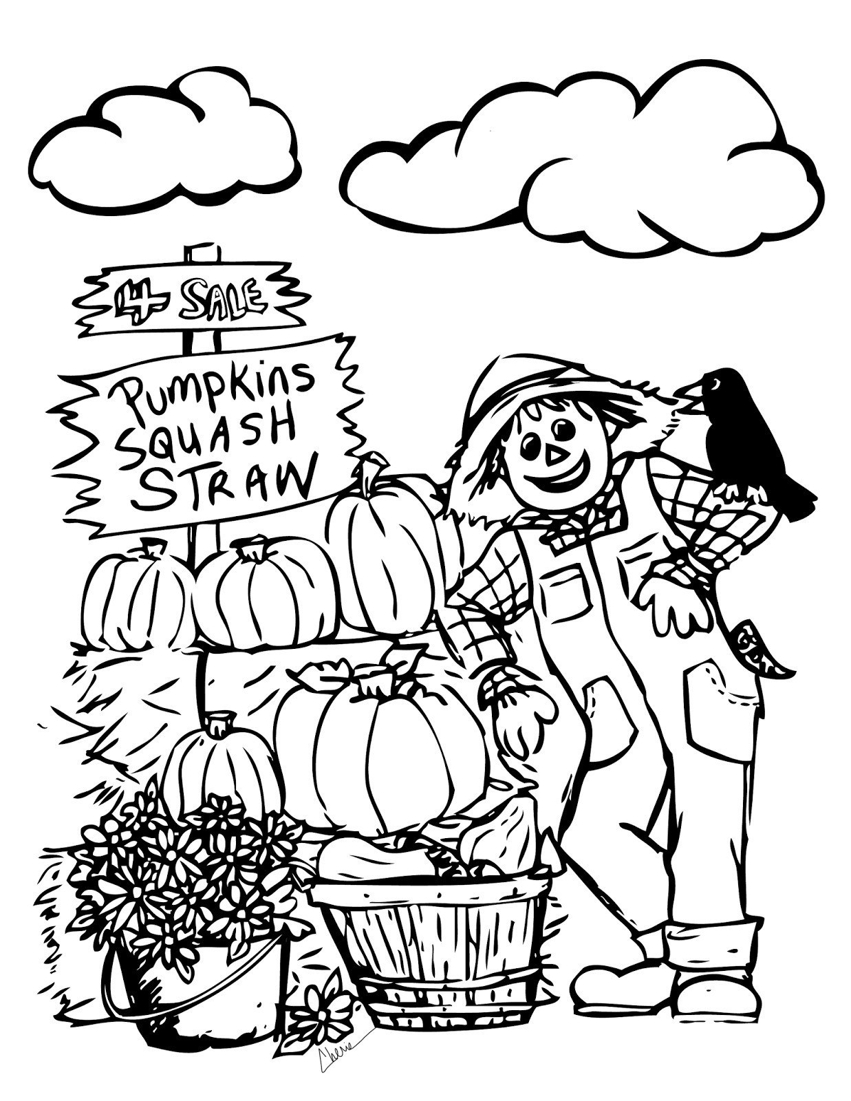 Fall Coloring Pages Free Fall Coloring Pages For Kids Best Of New - Free Printable Fall Harvest Coloring Pages