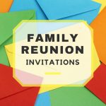 Family Reunion Invitations   Free Printable Family Reunion Invitations