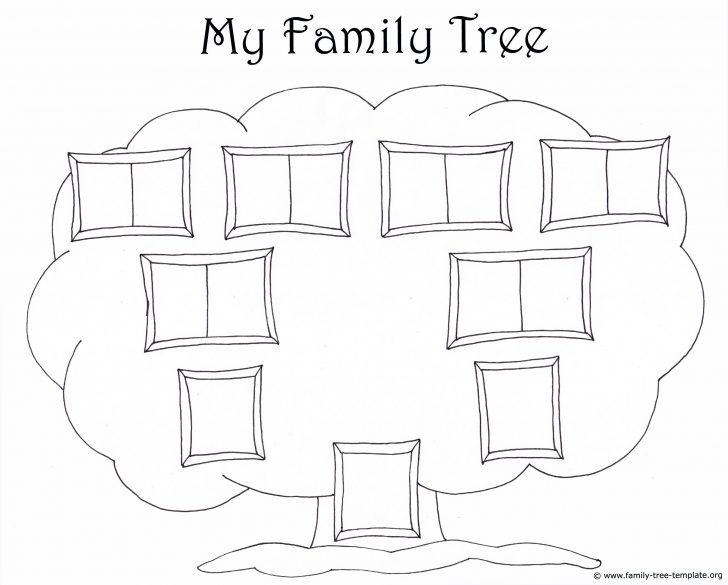 Free Printable Family Tree Template 4 Generations