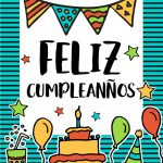 Feliz Cumpleanos Happy Birthday In Spanish   Free Printable Happy Birthday Cards In Spanish