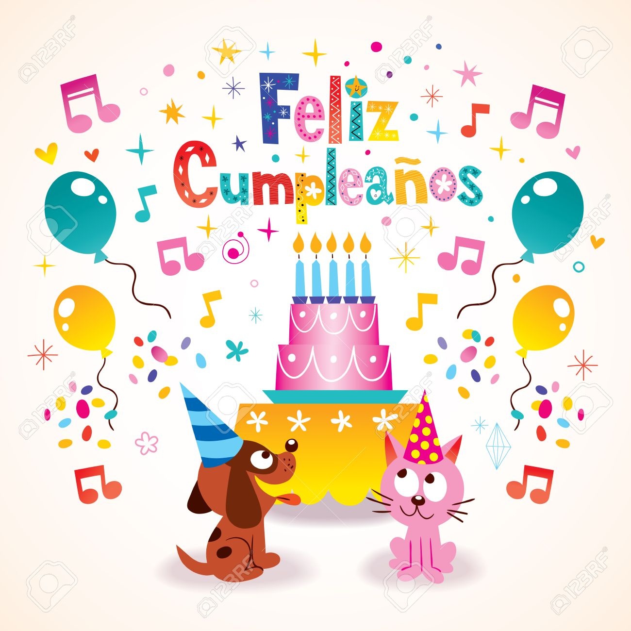 Feliz Cumpleanos - Happy Birthday In Spanish Greeting Card - Free Printable Happy Birthday Cards In Spanish