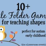 File Folder Games For Teaching Shapes   File Folder Games For Toddlers Free Printable