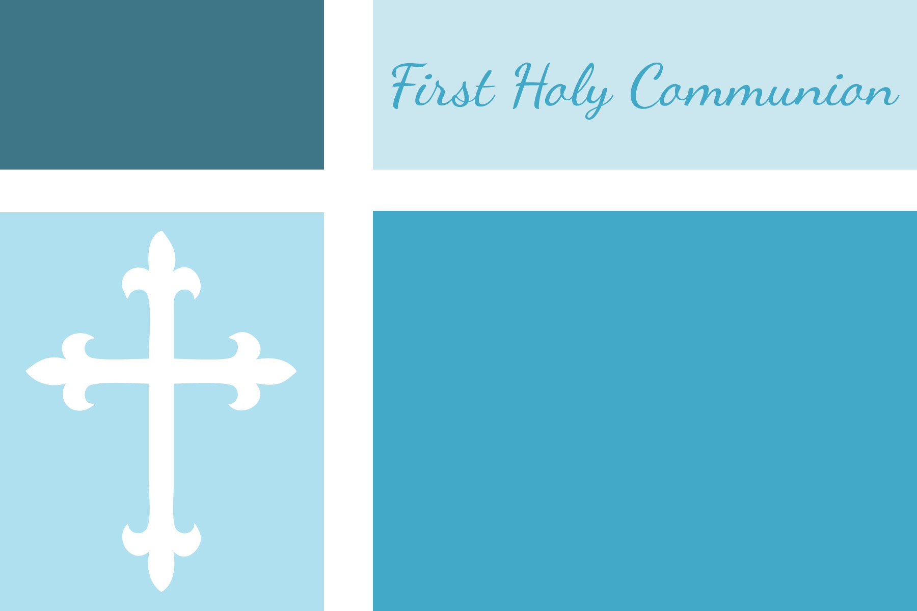 First Communion, Baptism, And Confirmation Invitations Or - First Holy Communion Cards Printable Free