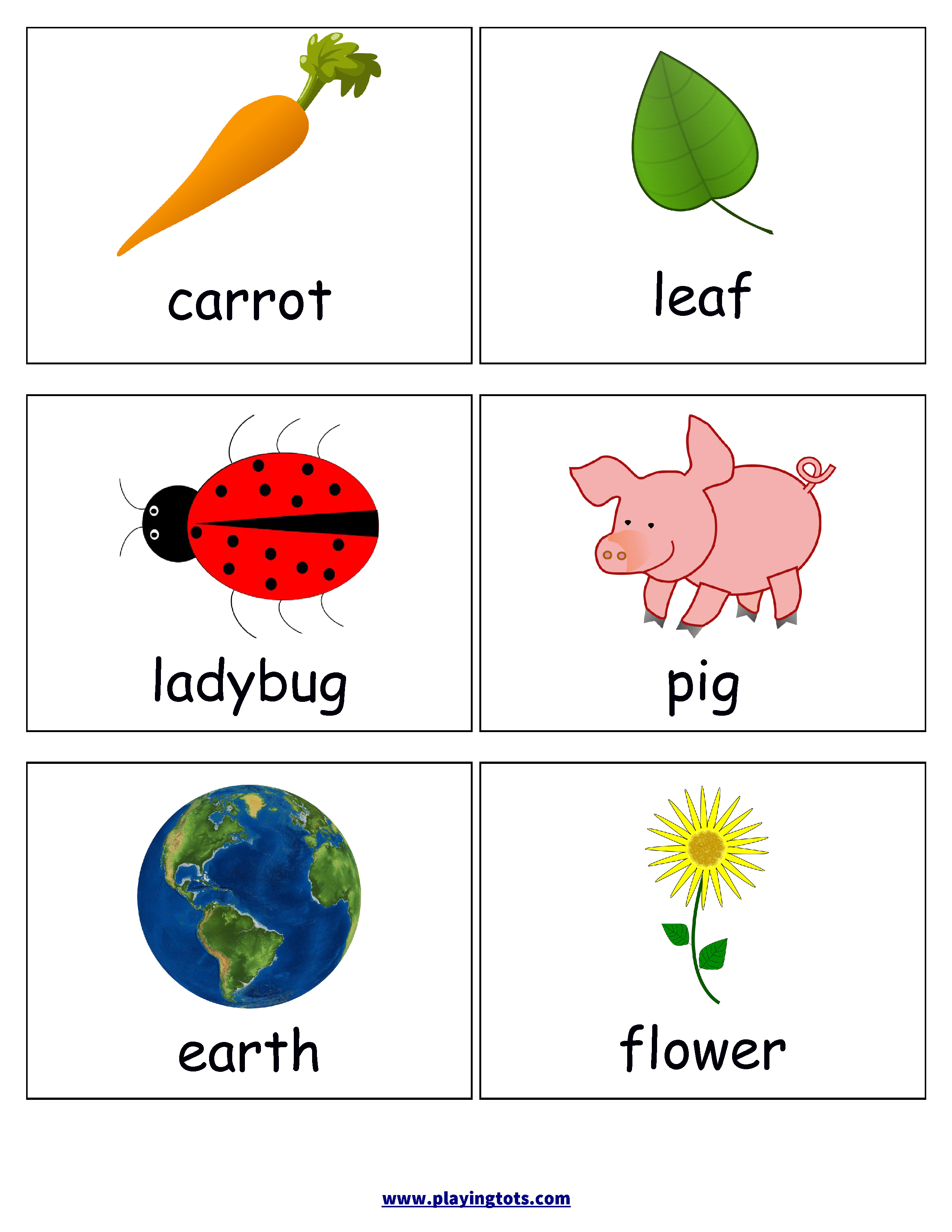 First Words Flash Cards For Your Toddler Keywords: Picture,cards - Free Printable Rhyming Words Flash Cards