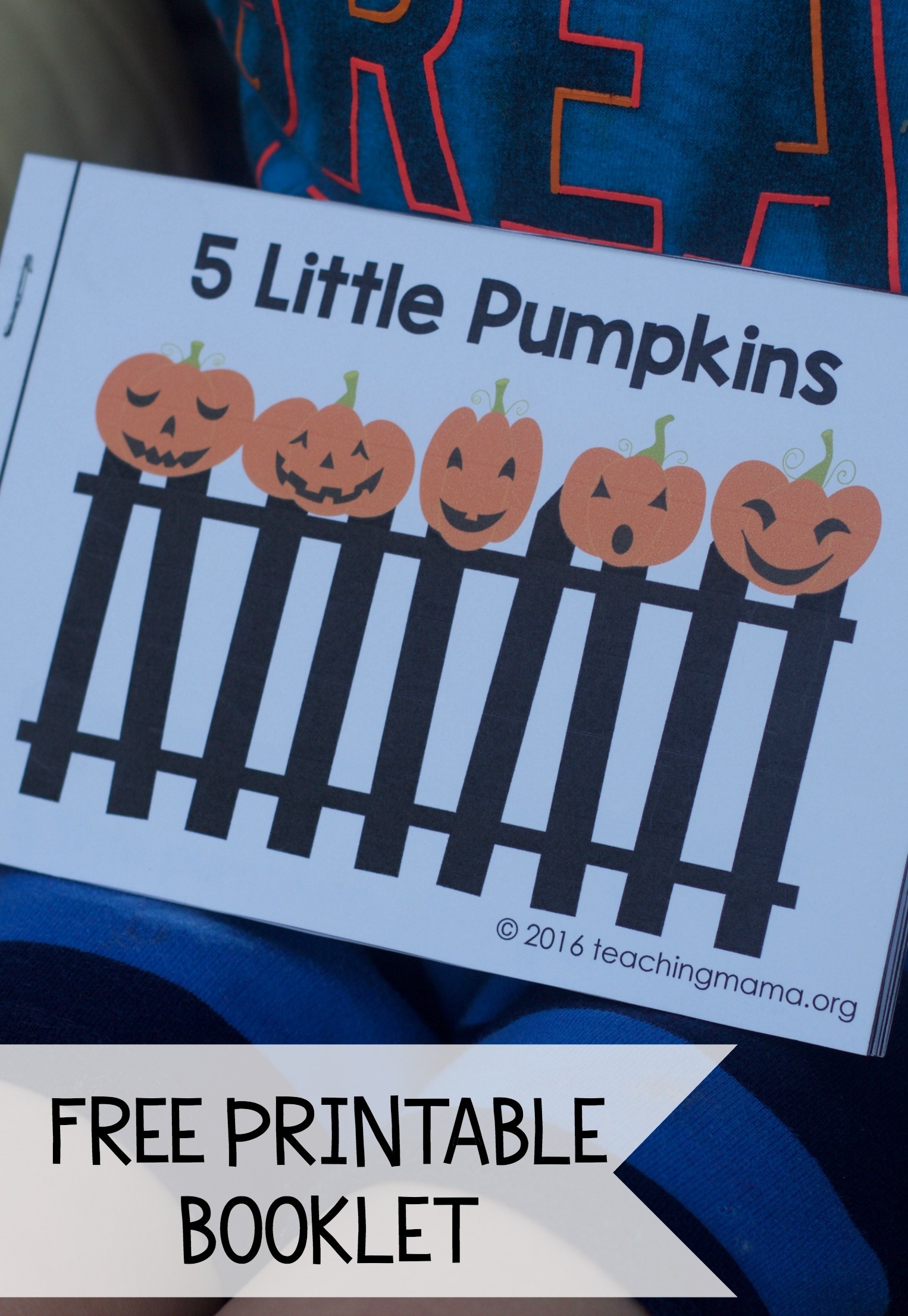 Five Little Pumpkins - Free Rhyme Booklet - Free Printable Pumpkin Books