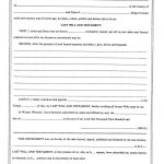 Florida Last Will And Testament Form Unique Free Printable Last Will   Free Printable Last Will And Testament Forms