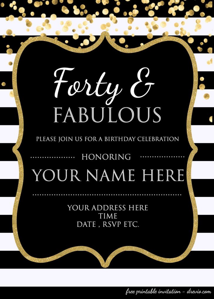 Free Printable Surprise 60Th Birthday Invitations