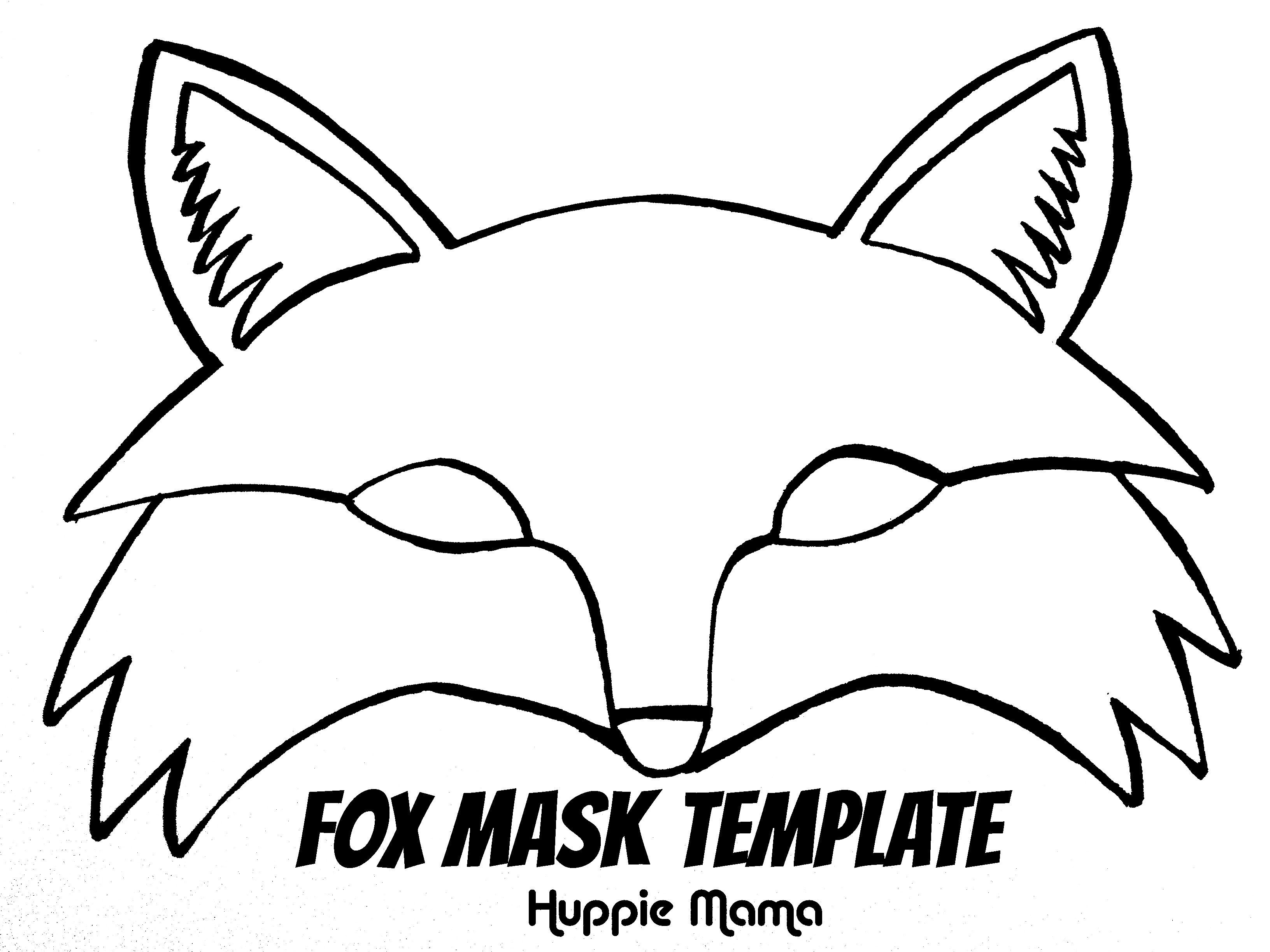 Fox Mask Template | Wood Work | Fox Mask, Fantastic Mr Fox, Mr Fox - Free Printable Fox Mask Template