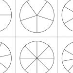 Fraction Circles Template   Printable Fraction Circles   1 Worksheet   Free Printable Blank Fraction Circles