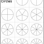 Fraction Circles Template – Printable Fraction Circles – 1 Worksheet   Free Printable Blank Fraction Circles
