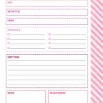 Free 200 Printable Planner Pages   Letter Size | Planner Addict   Free Printable Recipe Pages