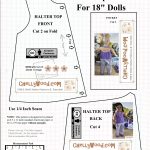 Free #agdoll Summer Shirt Pattern @ Chellywood #sewing 4#dolls   American Girl Clothes Patterns Free Printable