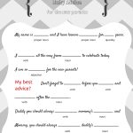 Free Baby Mad Libs Game   Baby Advice   Baby Shower Ideas   Themes   Free Printable Black And White Baby Shower Invitations