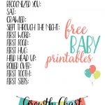 Free Baby Printables: Track Milestones | >> Free Printables | Baby   Free Printable Baby Memory Book