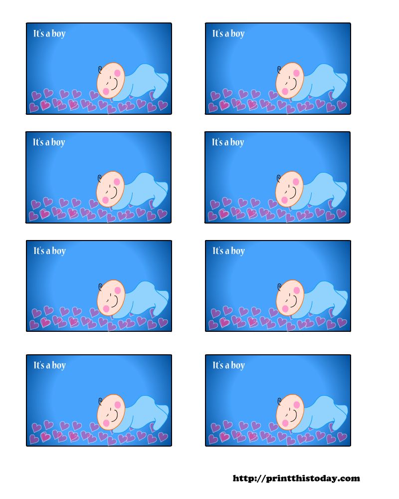 Free Baby Shower Labels To Download For Boy - Free Printable Baby Shower Label Templates