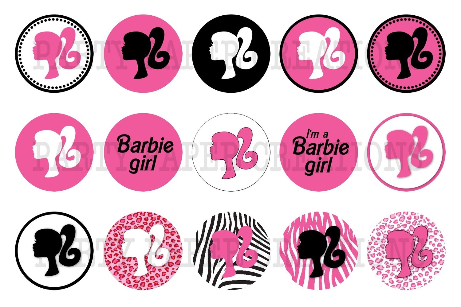 Free Printable Barbie Cupcake Toppers Free Printable A To Z