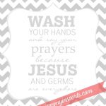 Free Bathroom Printable | Camp Ideas | Bathroom Kids, Kids Bathroom   Wash Your Hands And Say Your Prayers Free Printable