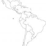 Free Blank Map Of North And South America Latin Printable In For 2   Free Printable Outline Map Of North America