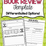 Free Book Review Template! | Live Love And Teach   Free Printable Story Books For Grade 2
