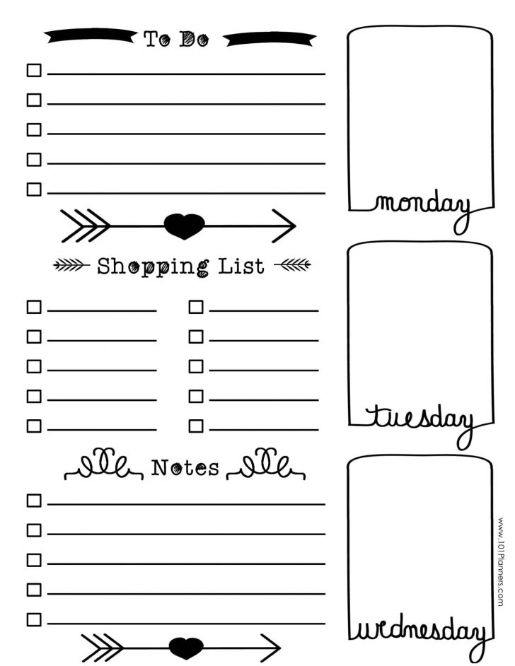 Free Printable Bullet Journal Pages