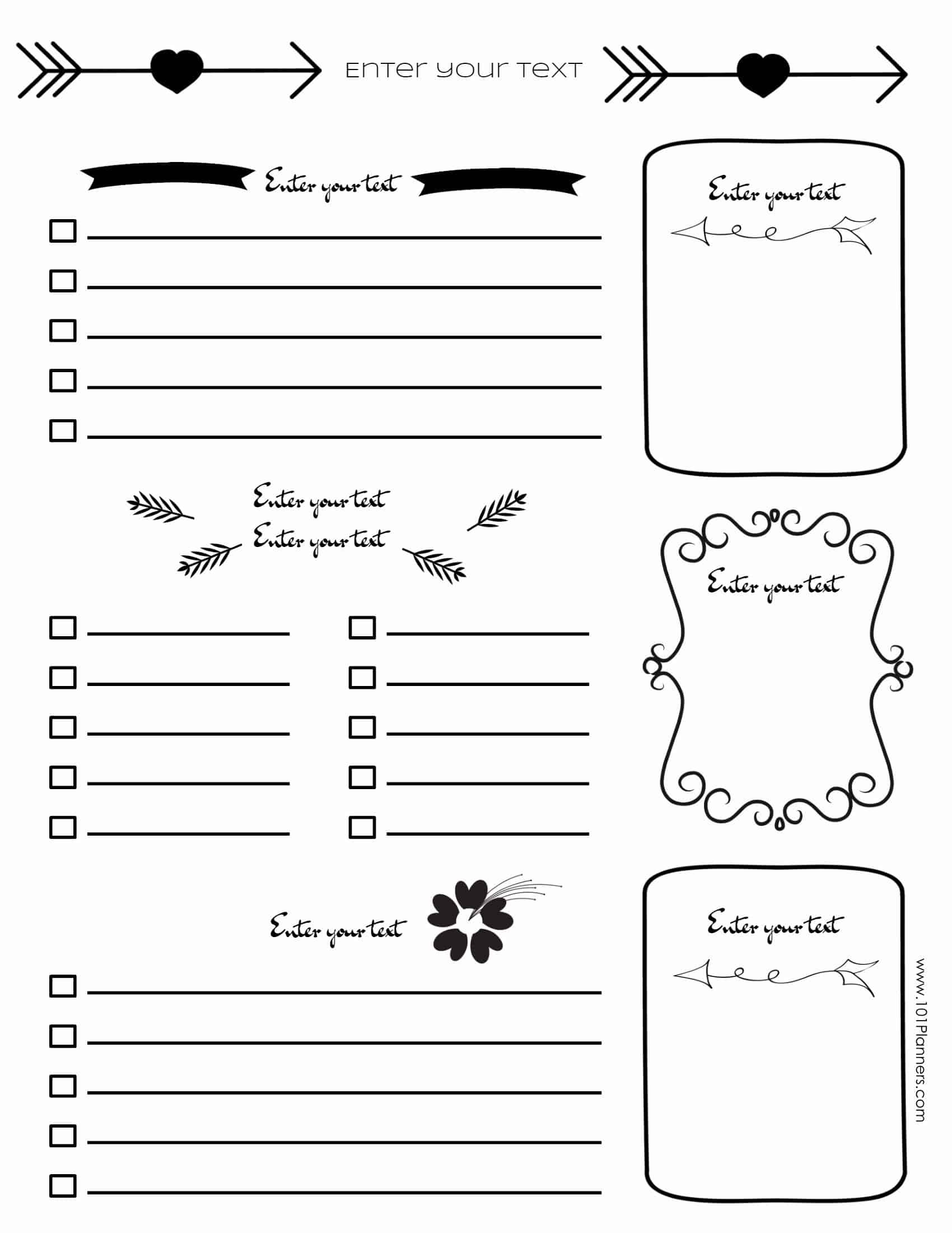 Free Bullet Journal Printables | Customize Online For Any Planner Size - Free Printable Bullet Journal Pages