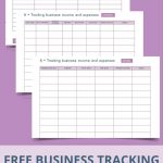 Free Business Tracking Printable Templates | Best Of Redefining Mom   Free Printable Income And Expense Form