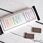 Free Candy Bar Wrapper Thank You (And Congrats) Printables!   A Girl   Free Candy Wrapper Printable