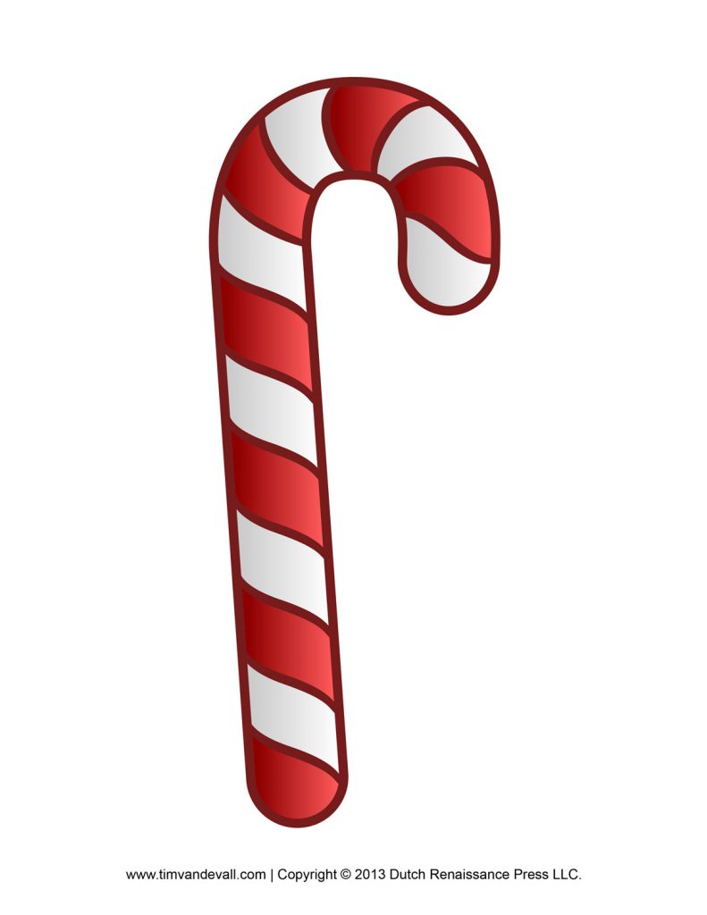 Free Candy Cane Template Printables Clip Art 3 - Cliparting - Free ...