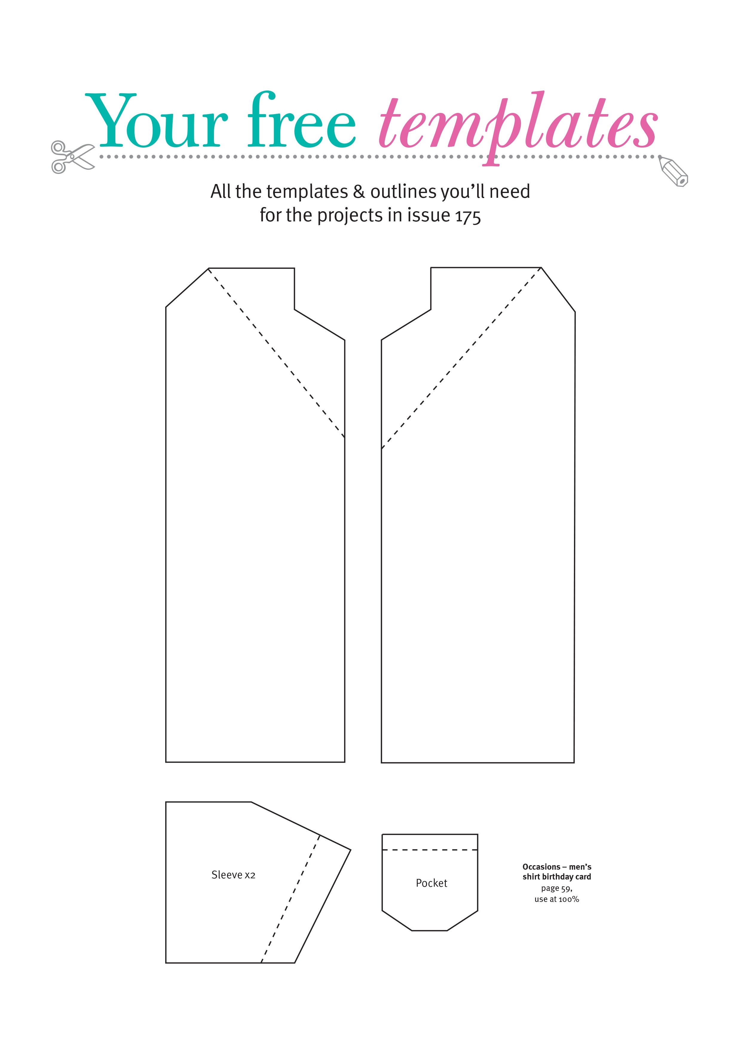 Free Card Making Templates From Papercraft Inspirations 175 - Free Card Making Templates Printable
