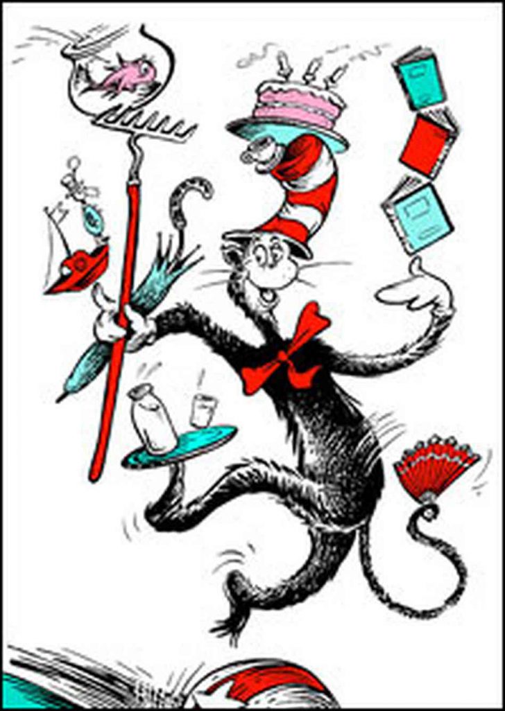 Free Printable Cat In The Hat Clip Art