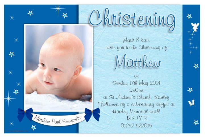 Free Printable Personalized Baptism Invitations